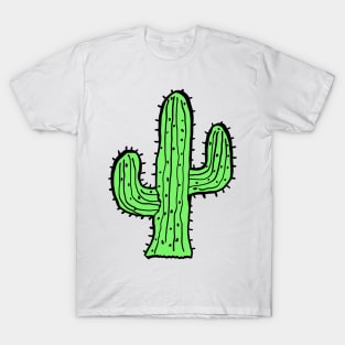 Plain Green Cactus T-Shirt